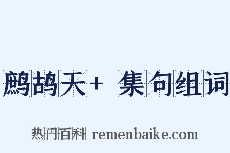 鹧鸪天+集句组词是什么意思的图片